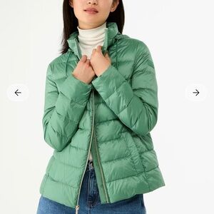 Kate Spade Sage Green Puffer Jacket